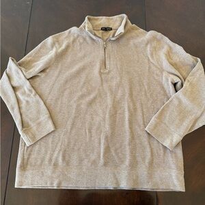 Banana Republic Men's Tan Half-Zip Sweater